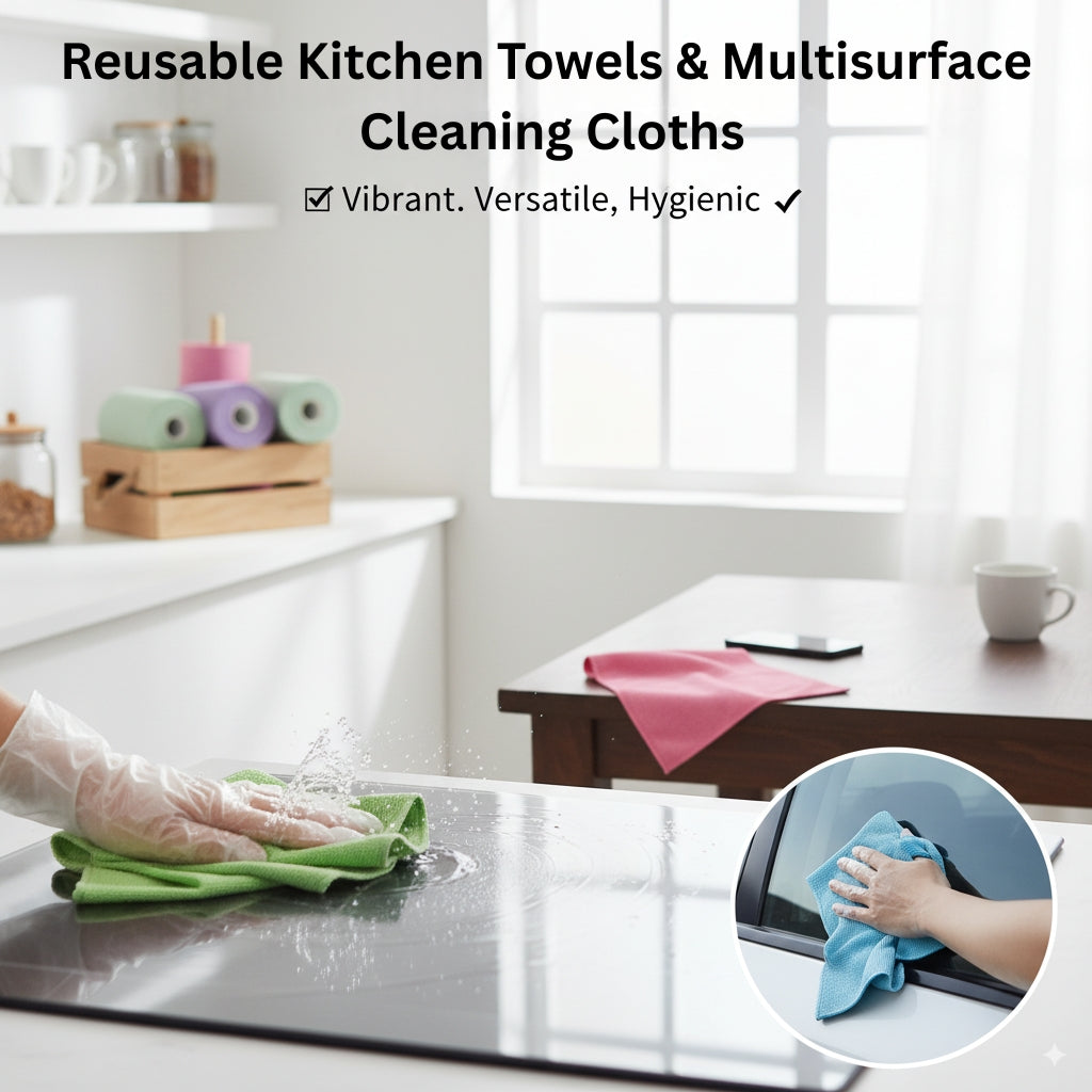 Disposable Kitchen Towels (75 Sheets) – Super Absorbent | 50% OFF