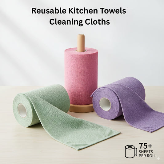 Disposable Kitchen Towels (75 Sheets) – Super Absorbent | 50% OFF