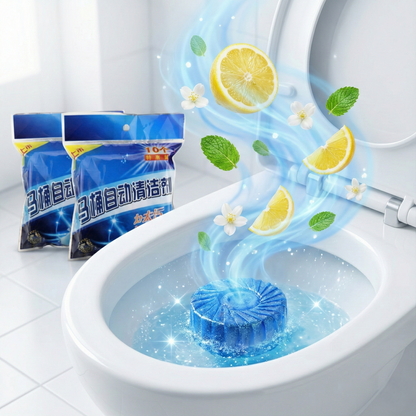🚽 Toilet Cleaning Tablet (10 pcs) | Automatic Cleaner & Deodorizer 🔥 Limited Offer – Buy Now!